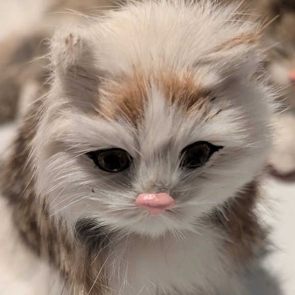 Decorative Cats, Kittens, Real Rabbit Fur - Picture 5 of 6